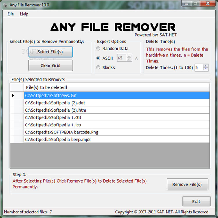 Phần mềm xóa những file cứng đầu của máy tính Any File Remover