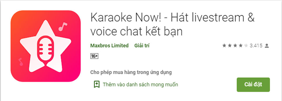 Ứng dụng hát livestream và voice chat kết bạn được ưa chuộng - Karaoke Now