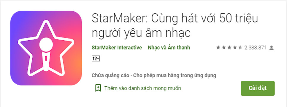 StarMaker - Ứng dụng hát Karaoke dành cho những người yêu âm nhạc