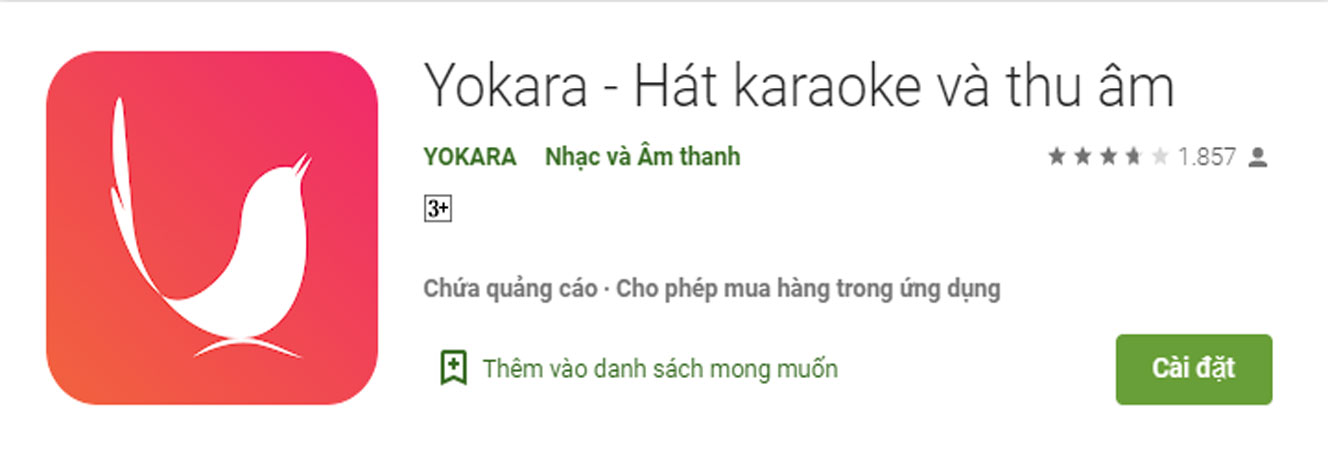 Yokara - ứng dụng hát Karaoke thu âm chuyên nghiệp và giải trí Online